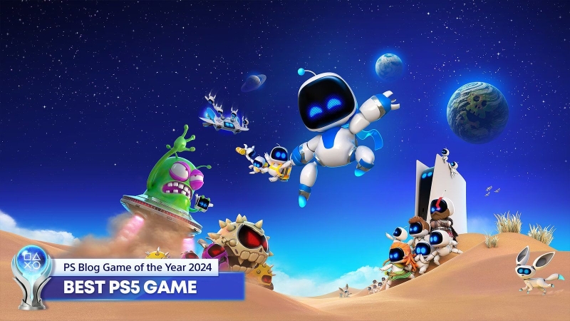 Astro Bot — игра года, Ghost of Yotei — самая ожидаемая: Объявлены победители премии PlayStation Game of the Year 2024