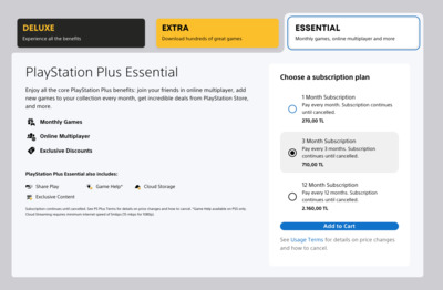 Sony резко повысила стоимость подписки PlayStation Plus в Турции