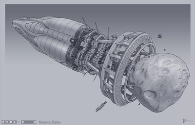 Футуристические локации на концепт-артах отменённой Evolve II