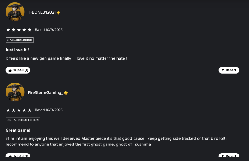 Теперь владельцы PlayStation 5 могут писать обзоры на купленные игры прямо в PlayStation Store